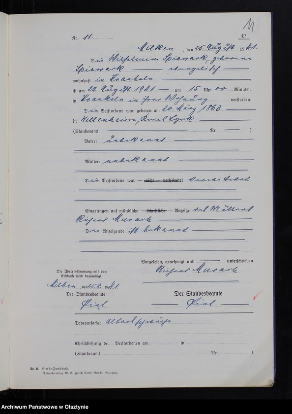 image.from.unit.number "Sterbe-Zweitbuch Nr 1 - 23"