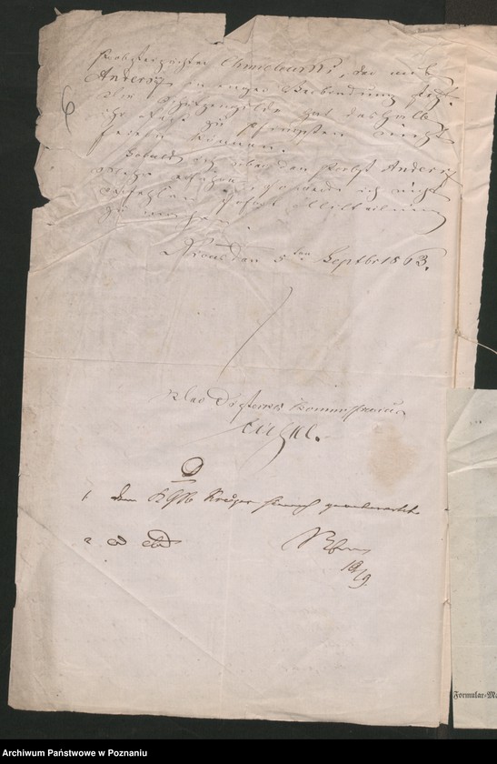 Obraz 10 z jednostki "A. betr. den Probst Ignaz Anders in Chytrowo bei Jaraczewo"