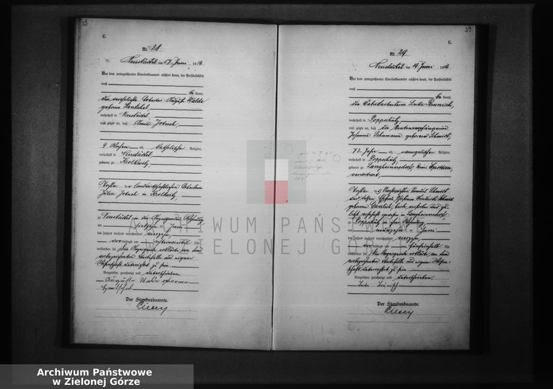 Obraz 19 z jednostki "Sterbe-Haupt-Register 1914 vol. I"