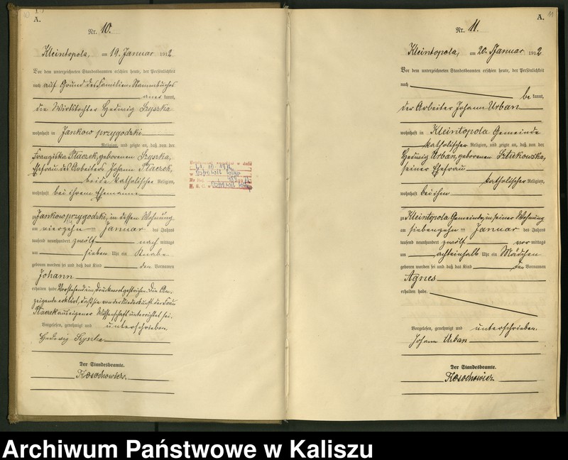 Obraz 9 z jednostki "[Księga urodzeń]"