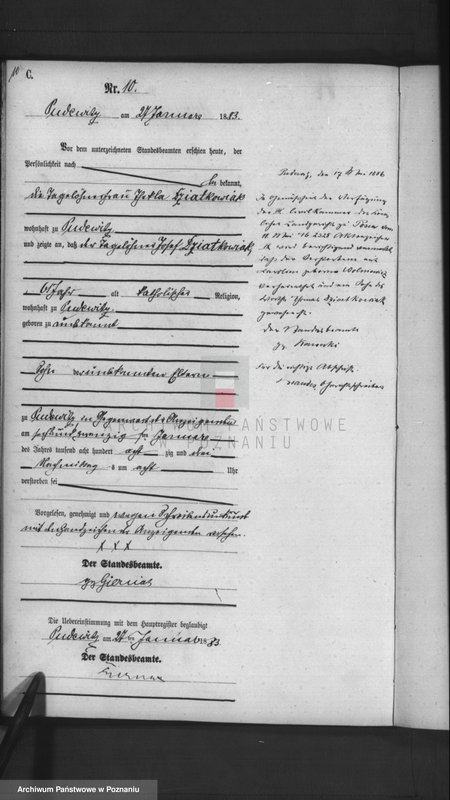 Obraz 12 z jednostki "Księga zgonów"