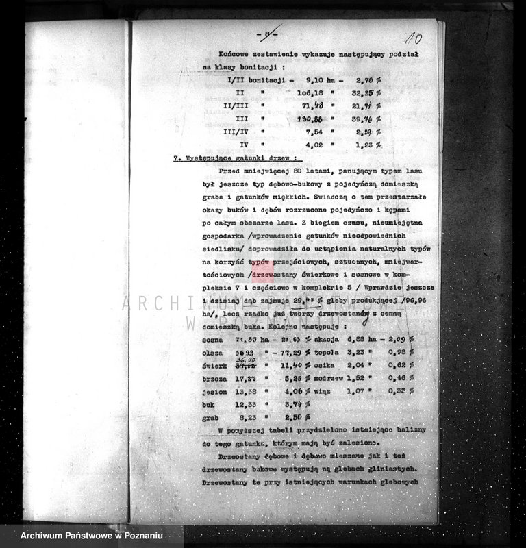 Obraz 14 z jednostki "Plan urządzenia gospodarstwa leśnego dla lasu majętności Pniewy powiat szamotulski 1937-1947"