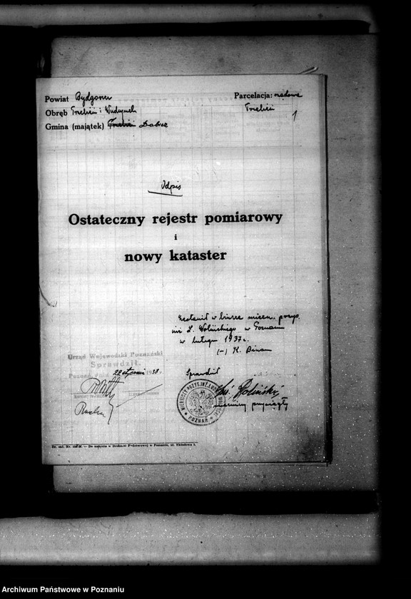 Obraz 5 z jednostki "Ostateczny rejestr pomiarowy gromady Mirowice powiatu bydgoskiego"