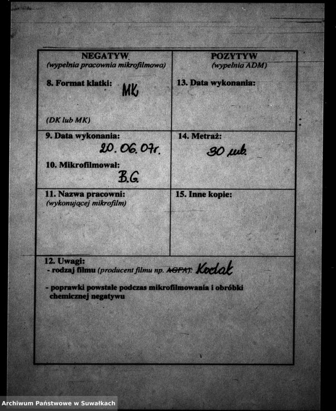 image.from.unit.number "Dowody do Aktów Małżeństw Parafij Ewangelickiej Wiżayny za rok 1852."