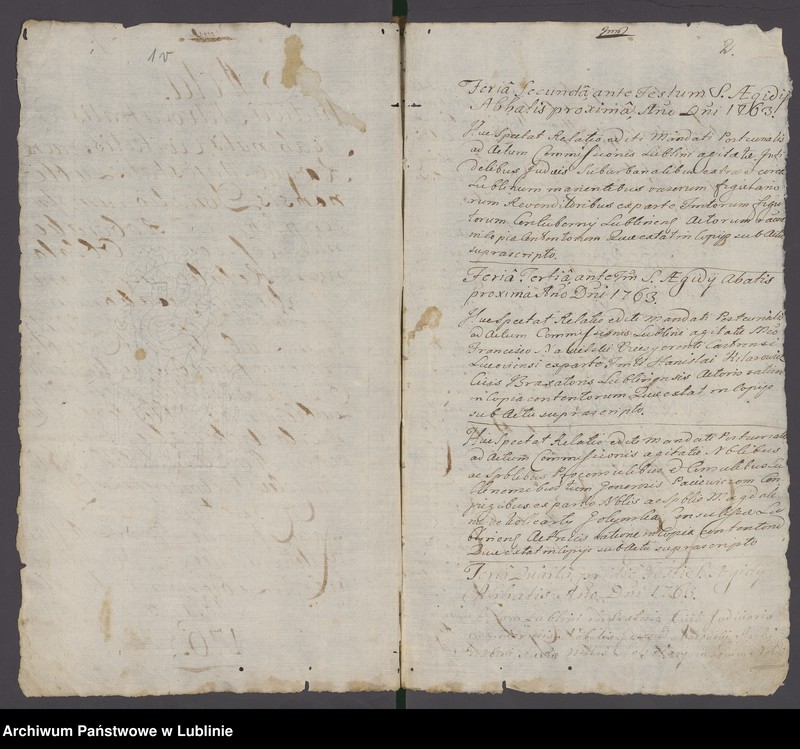 Obraz 4 z jednostki "Acta iudicii advocatialis et scabinalis civitatis SRM Lublinensis donationum, inscriptionum, roborationum, cessionum, oblatarum, relationum, manifestationum ac aliarum"