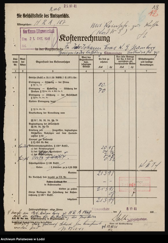 Obraz 20 z jednostki "Johann Eras K. G"