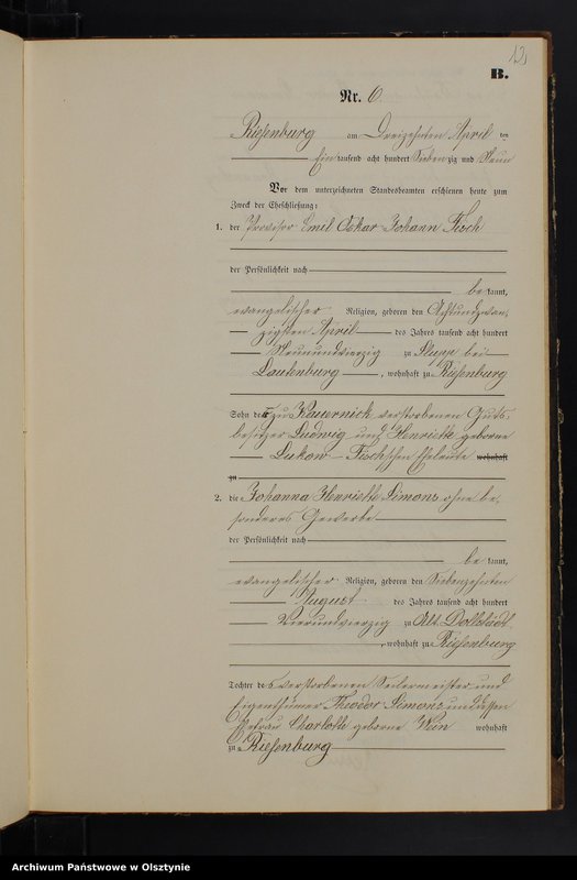 image.from.unit.number "Heiraths-Neben-Register Nr 1 - 40"