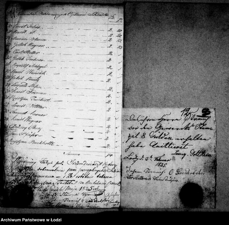 Obraz 10 z jednostki "Akta tyczące się rachunków cechu sukienniczego z fundacji skrzynki rzemieślniczej tegoż cechu"