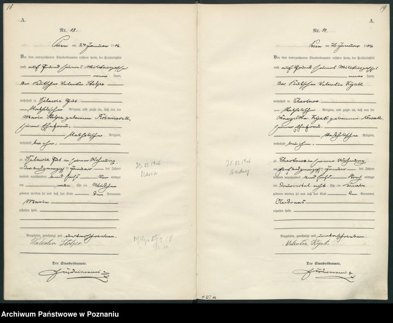 Obraz 12 z jednostki "Księga miejscowa urodzeń"