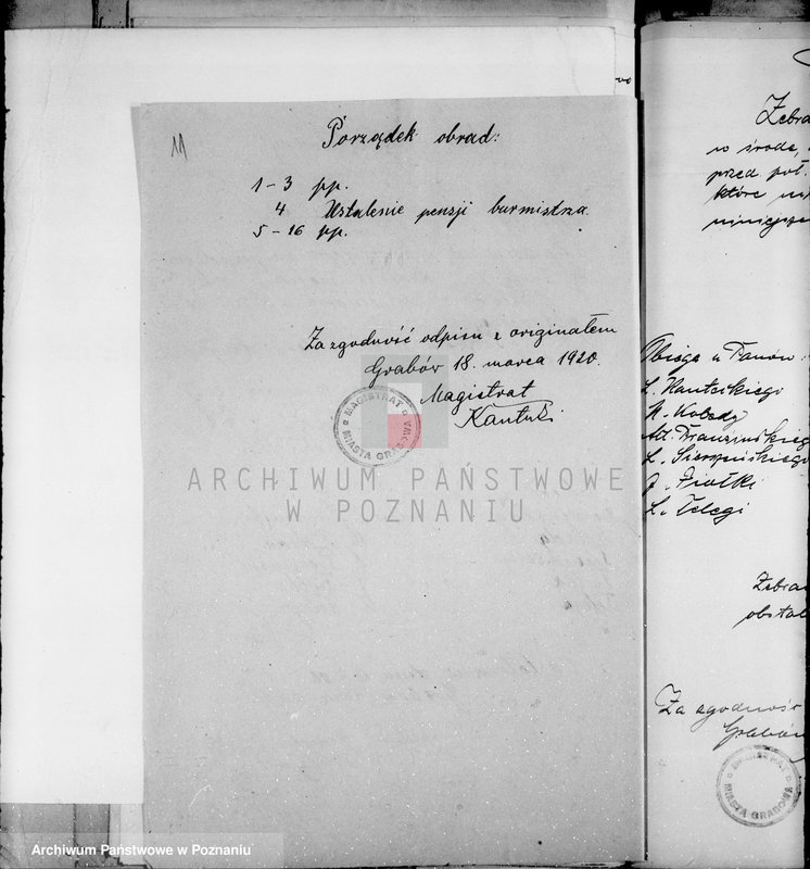 Obraz 15 z jednostki "Członkowie magistratu miasta Grabowa"