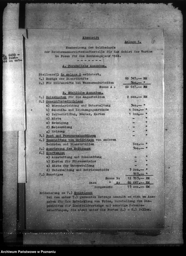Obraz 10 z jednostki "Reichswasserwirtschaft im Gebiet der Warthe und Oder"