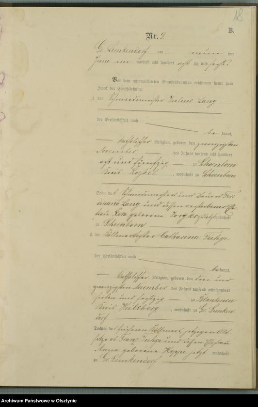 image.from.unit.number "Heiraths-Haupt-Register Nr 1 - 23"