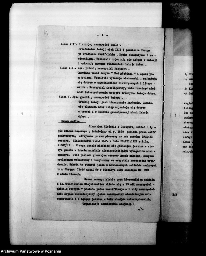 Obraz 8 z jednostki "Prywatne Koedukacyjne Gimnazjum Ziemi Gostyńskiej- Gostyń, sprawozdania z wizytacji"