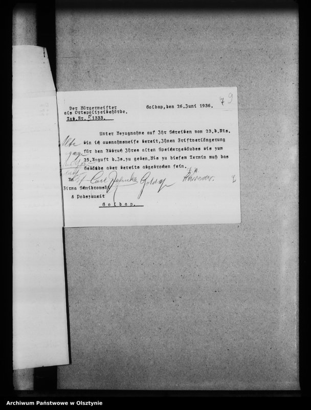 image.from.unit.number "Goldap, Stadtverwaltung"