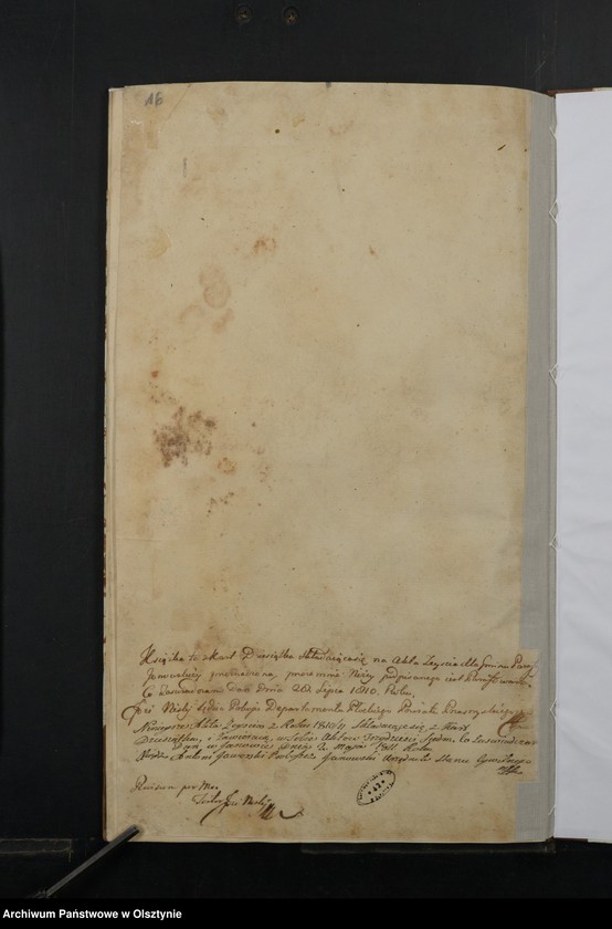 image.from.unit.number "Akta Zeyscia Gminy Janowskiey w Departamencie Płockim Powiecie Przasnyskim Spisane 1810/11"