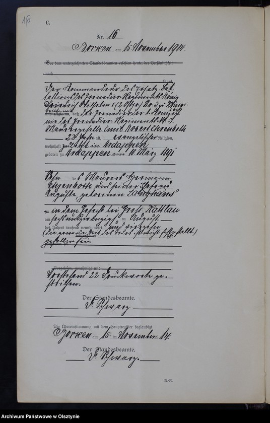 image.from.unit.number "Sterbe-Neben-Register Nr 1 - 19 [ Księga zgonów - wtóropis ]"