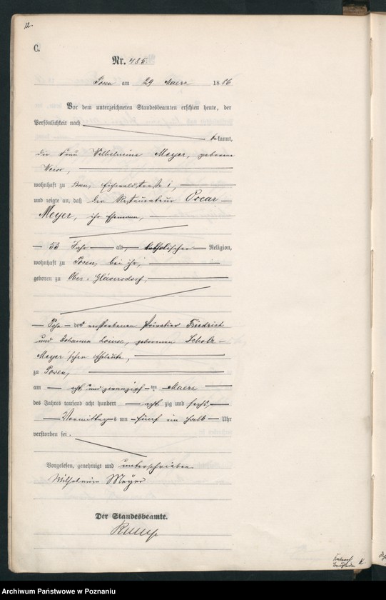 Obraz 15 z jednostki "Księga zgonów t. II"