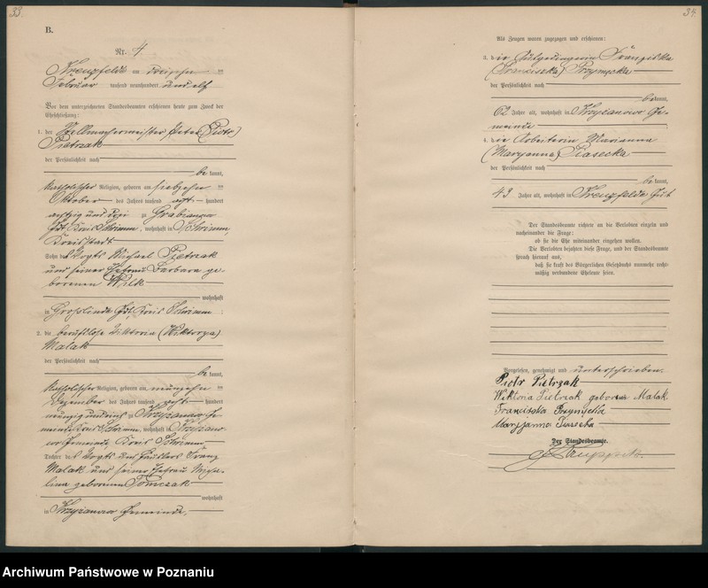 Obraz 19 z jednostki "Heirats-Haupt-Register"