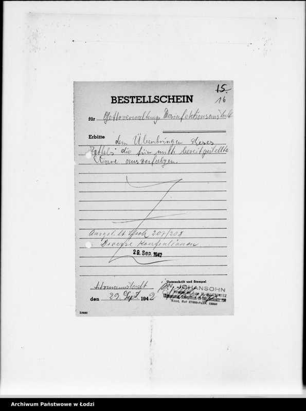 Obraz 20 z jednostki "[Odbiór wyrobów dzianych przez firmę W.Johansohn w Łodzi]"