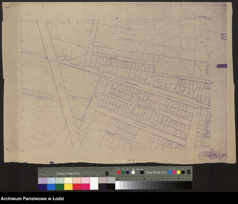Obraz 1 z jednostki "Plan miasta Łodzi Sekcja NW 44"