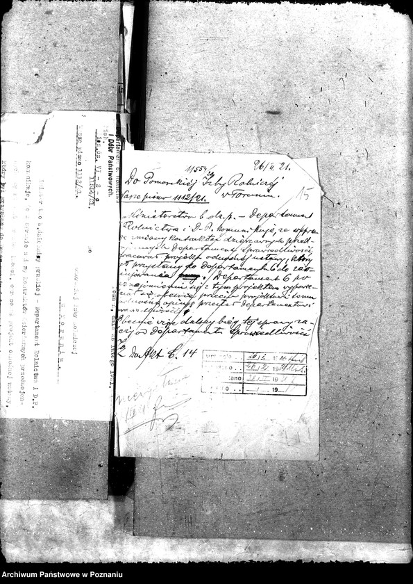 Obraz 19 z jednostki "[Projekty ustaw i rozporządzeń do Sejmu Ustawodawczego]"