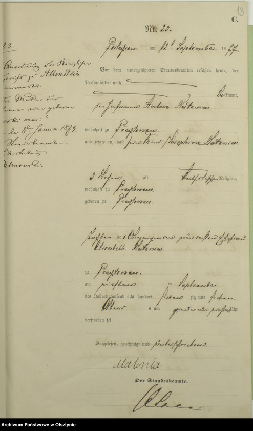 image.from.unit.number "Sterbe-Haupt-Register Nr 11 - 24"