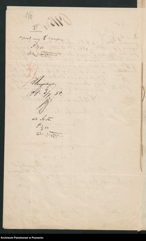 Obraz 19 z jednostki "A. betr. den polnischen Emigranten Josef Felix Bielicki Hauslehrer beim Fürsten Czartoryski"