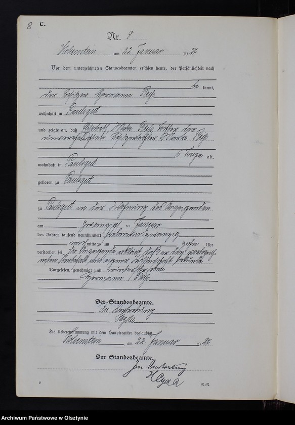 image.from.unit.number "Sterbe-Neben-Register Nr 1 - 116"