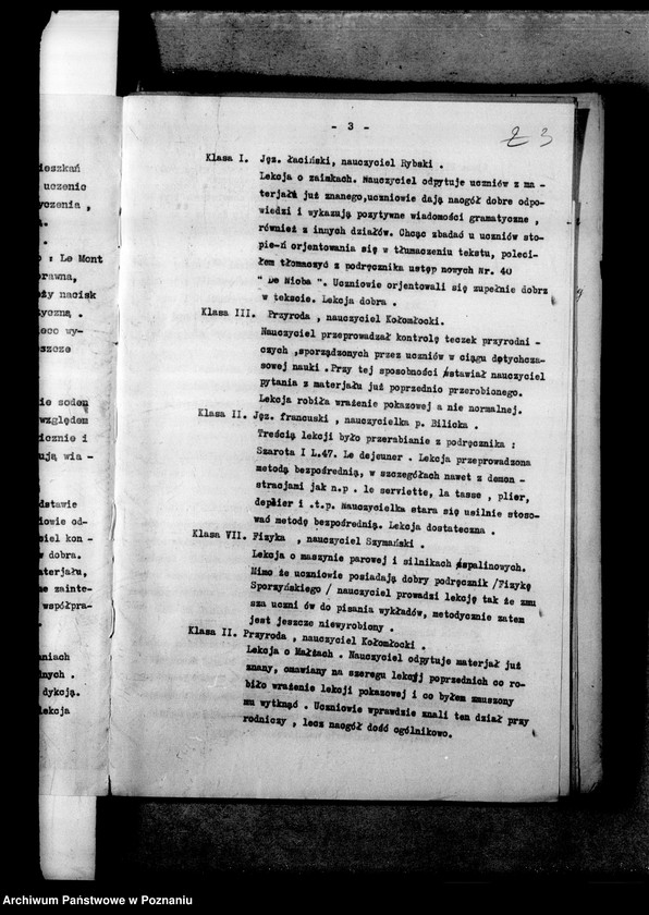 Obraz 7 z jednostki "Prywatne Koedukacyjne Gimnazjum Ziemi Gostyńskiej- Gostyń, sprawozdania z wizytacji"