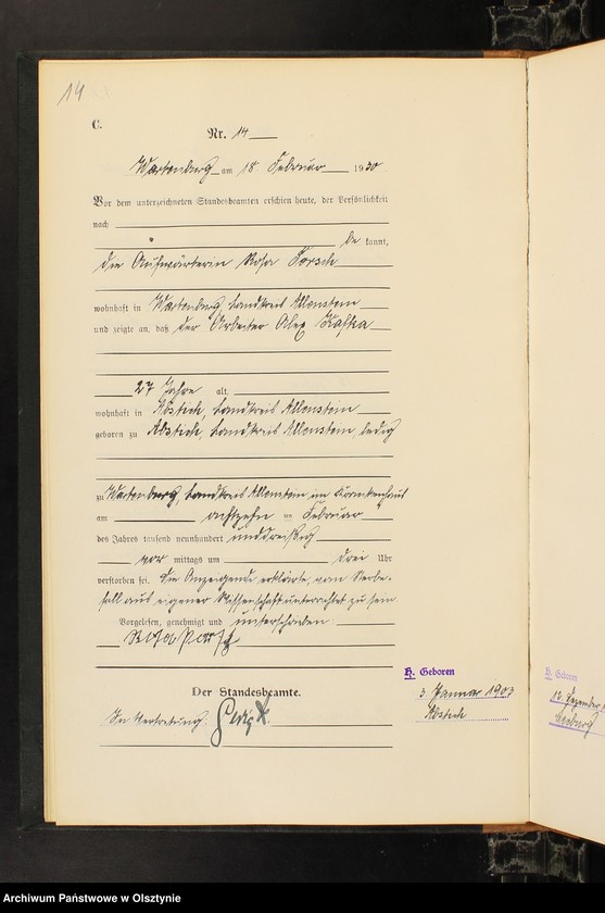 image.from.unit.number "Sterbe-Haupt-Register Nr 1 - 78"