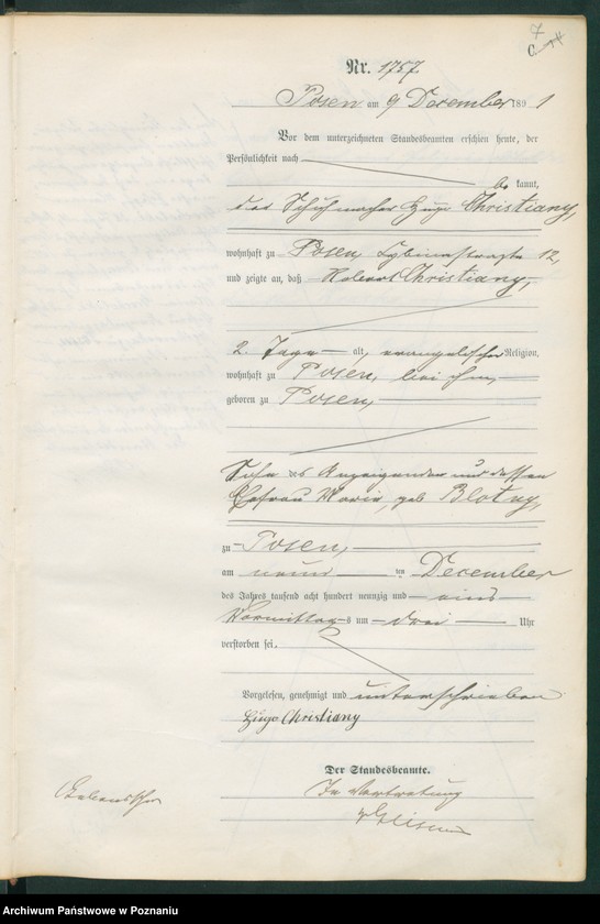 Obraz 10 z jednostki "Księga zgonów t. V"