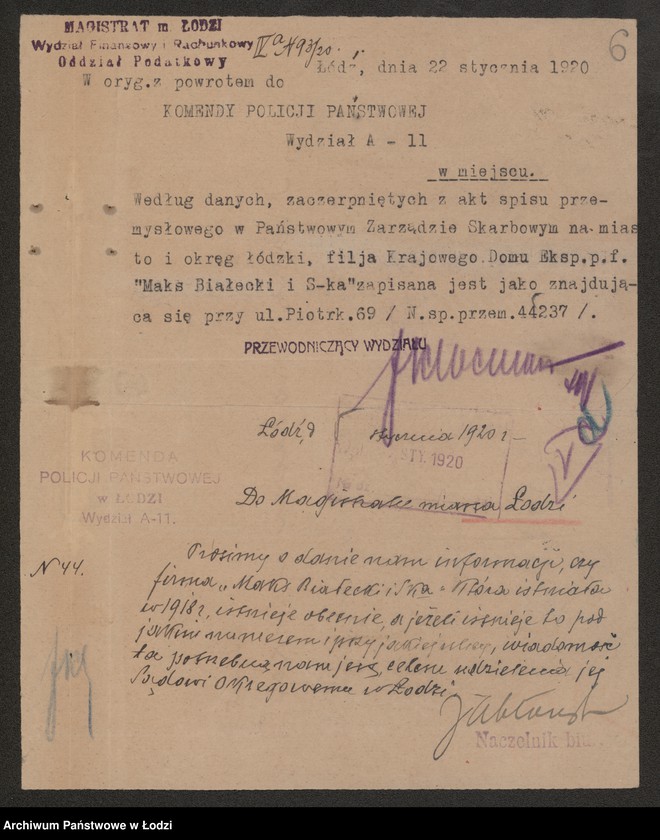 Obraz 8 z jednostki "Krajowy Dom Ekspedycyjny Ludwik Feygin i ska"