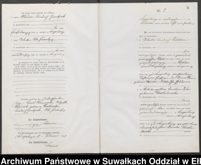 image.from.unit.number "Heiraths-Neben-Register des Preussischen Standes-Amtes der Stadt Angerburg Kreis Angerburg"