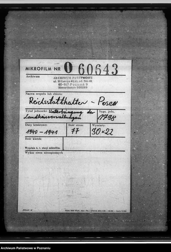 Obraz 2 z jednostki "Unterbringung der Landkreisverwaltungen"