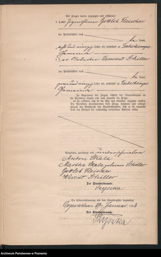 Obraz 7 z jednostki "Księga małżeństw"