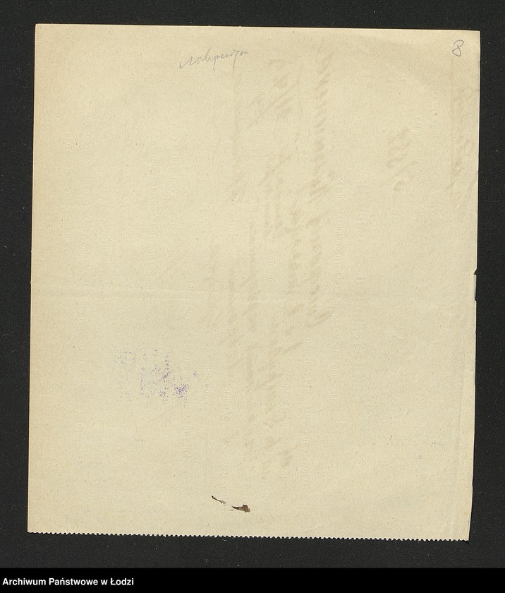 Obraz 10 z jednostki "Dowody metrykalne stałych mieszkańców osady Bałuty nr domu 5"