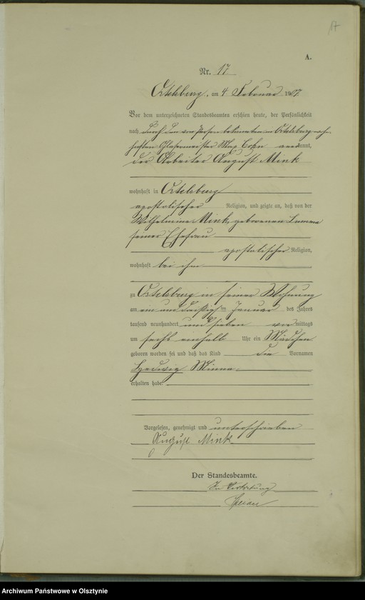 image.from.unit.number "Geburts-Haupt-Register Nr 1 - 184"