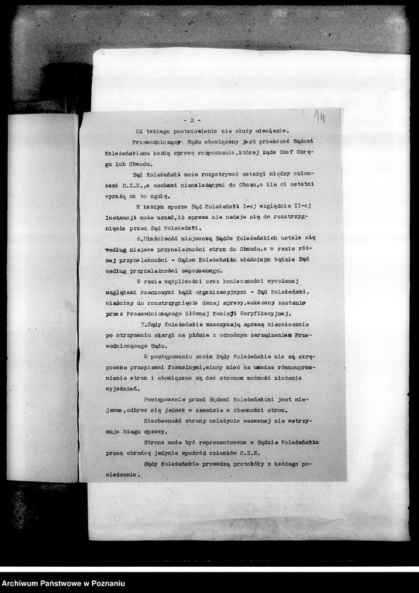 Obraz 20 z jednostki "Okólniki, instrukcje, wytyczne, korespondencja dotycząca urządzenia Zjazdów Obywatelskich, wyborów do samorządów terytorialnych oraz Zespołu Wielkopolskiego Posłów i Senatorów Obozu Zjednoczenia Narodowego: wykazy członków"