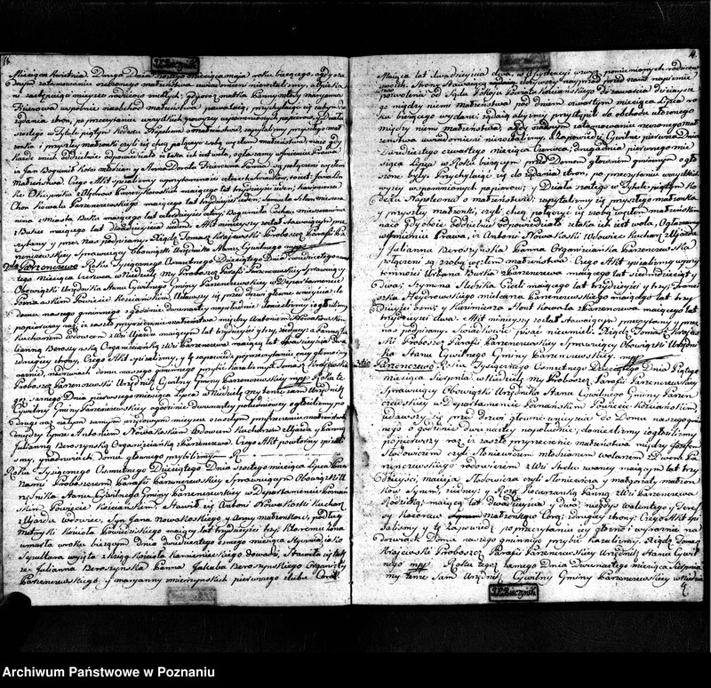 Obraz 10 z jednostki "Akta urodzonych, małżeństw i zmarłych"