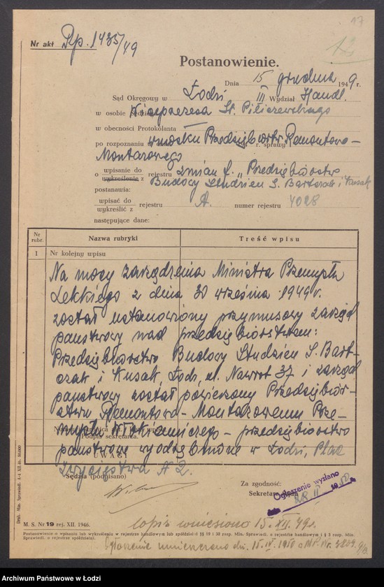 Obraz 19 z jednostki "S. Bartczak, W. Kusak – prowadzenie biura wiertniczego i robót hydraulicznych"