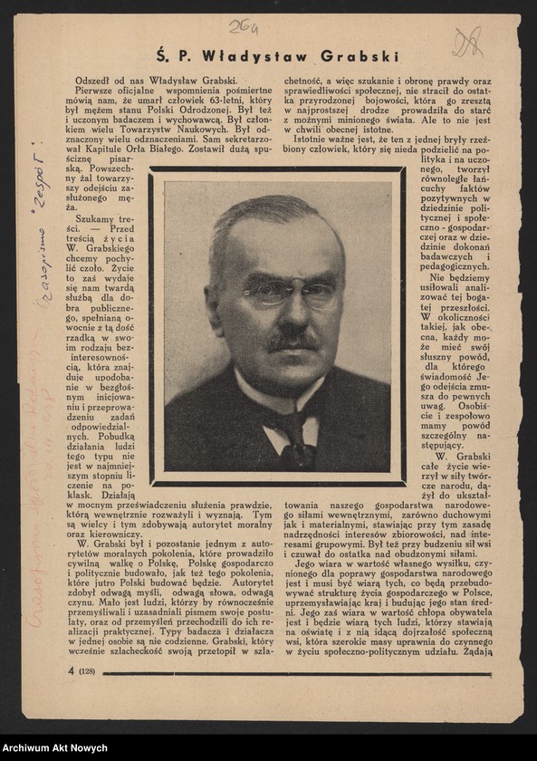 Obraz 6 z kolekcji "Władysław Grabski - życie i działalność"