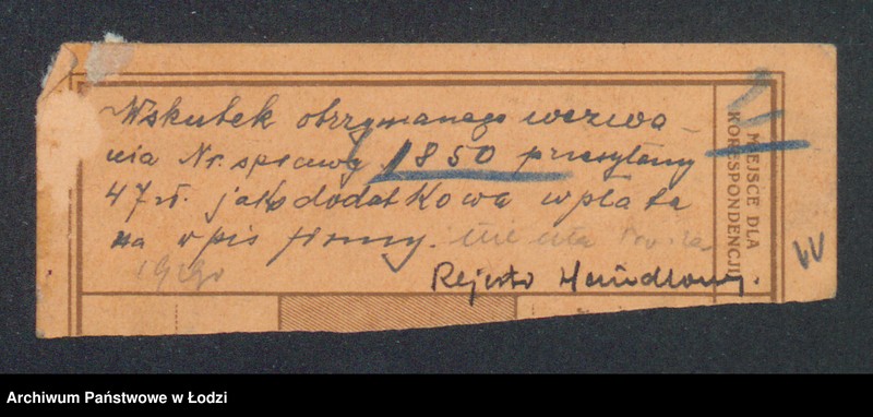 Obraz 13 z jednostki "Bolesław Lisiecki i s-ka – wydzierżawienie i eksploatacja cegielni w majątku Grabów"