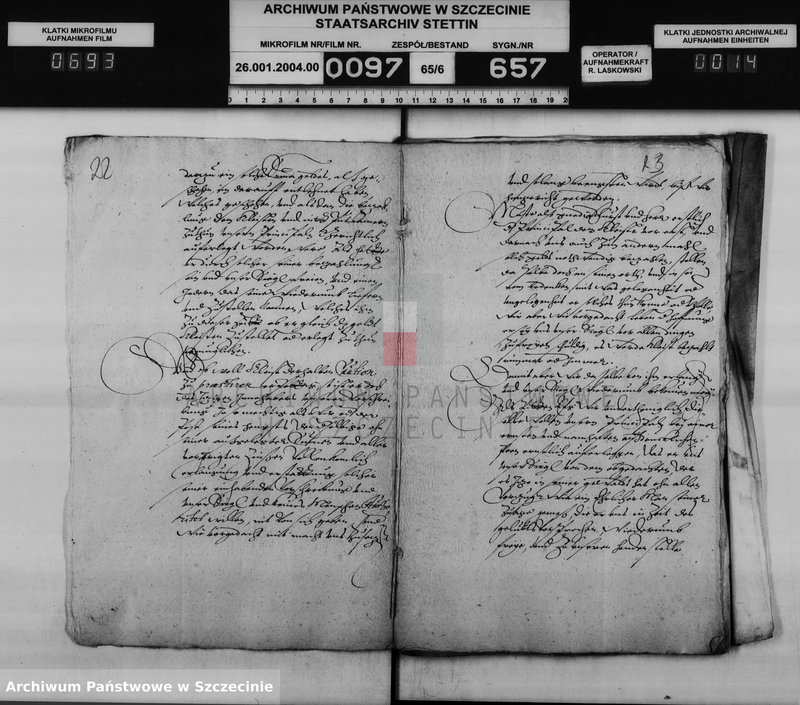 Obraz 15 z jednostki "Paul v. Glasenapp zu Pollnow und Manow / Martin v. Kleist zu Dargen: Bürgschaftsschuld [für Joachim v. Puttkamer zu Poberow]."