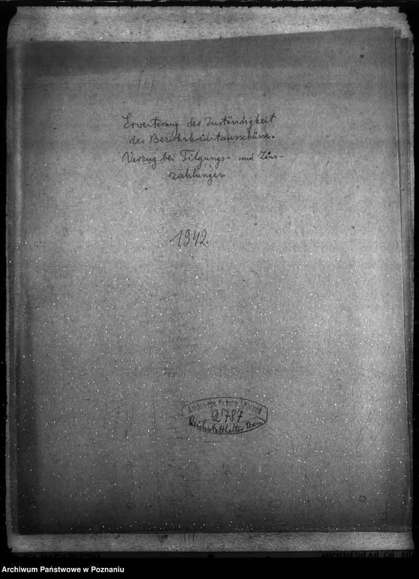 Obraz 4 z jednostki "Erweiterung der Zuständigkeit der Bezirkskreditausschässe. Verzug bei Tilgungs - und Zinszahlungen"