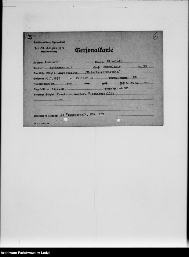 Obraz 10 z jednostki "[Akta personalne pracowników]"