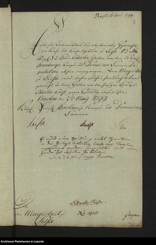 Obraz 8 z jednostki "[Akta miscellanea von Kirchen, Schul, Armen und Kollektensachen]"