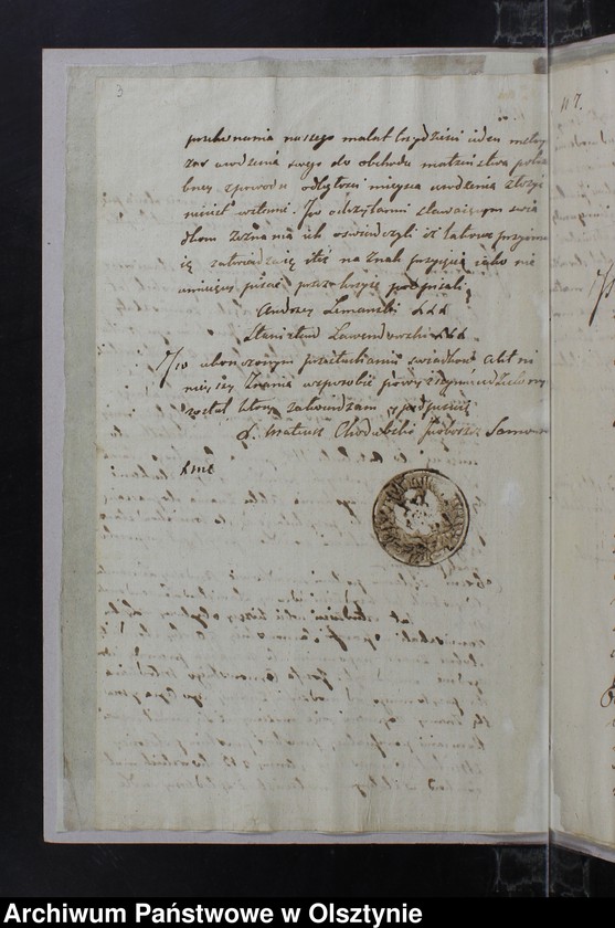 image.from.unit.number "Annexa należące do Aktów Małżenstwa w parafii Sarnowskiey z roku 1835"