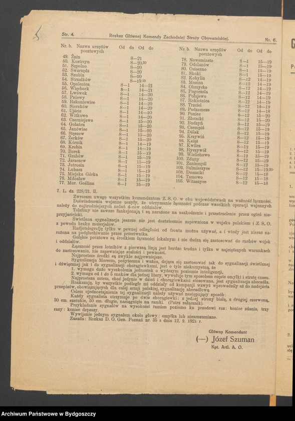 image.from.unit.number "Rozkazy [Nr 6, 7, 8] Komendy Głównej Zachodniej Straży Obywatelskiej na Województwo Poznańskie i Pomorskie. Rozkazy tajne [Nr 1, 2] Komendy Głównej Zachodniej Straży Obywatelskiej na Województwo Poznańskie i Pomorskie"