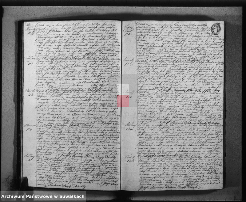 image.from.unit.number "Duplikat urodzonych, zaślubionych i umarłych parafii puńskiey roku 1836"