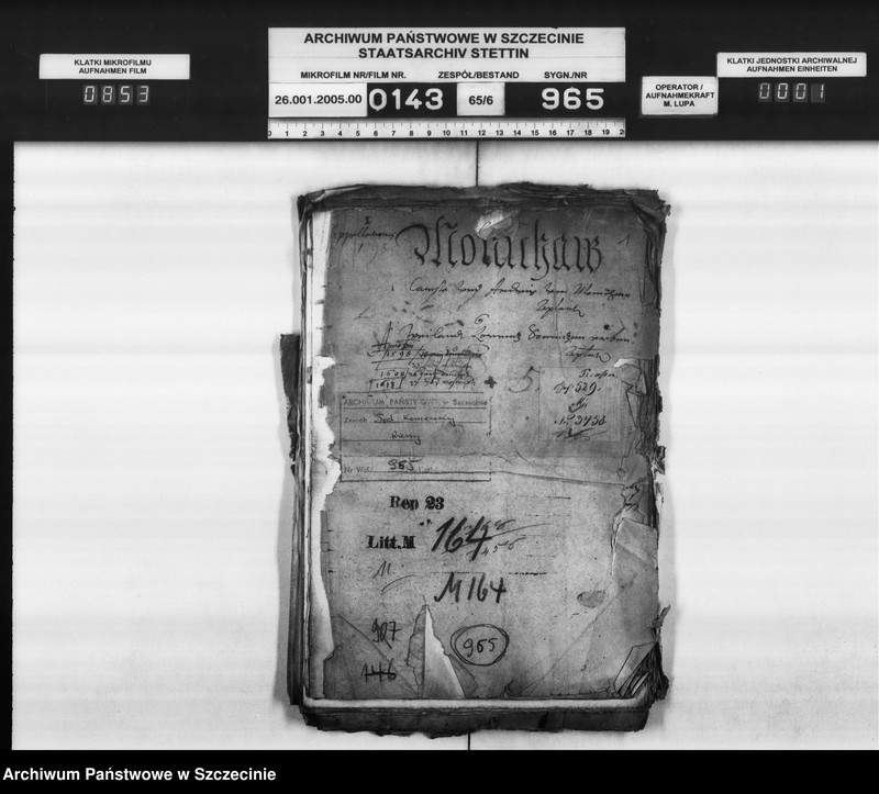 Obraz 2 z jednostki "Die Brüder Karsten und Andreas v. Münchow zu Marsin und Karzenburg / die Erben des Lorenz v. Somnitz zu Bewersdorf: Darlehnsschuld."